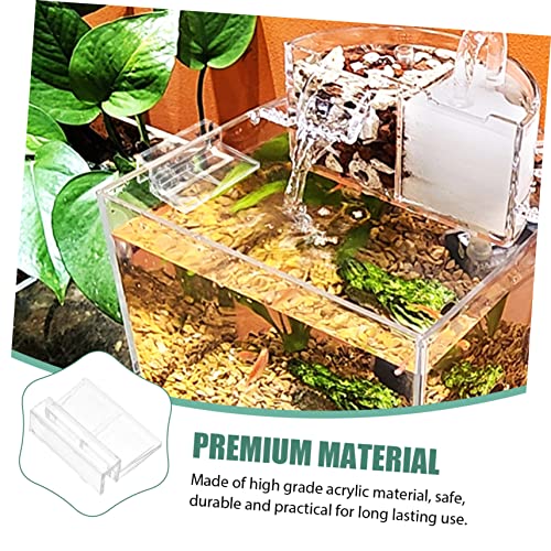 10pcs Transparent Fish Tank Cover Support Racks Easy to Install Aquarium Bracket for Secure Lid Holding Acrylic Material for Various Aquariums