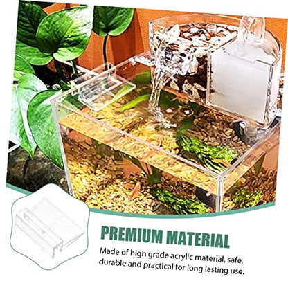 10pcs Transparent Fish Tank Cover Support Racks Easy to Install Aquarium Bracket for Secure Lid Holding Acrylic Material for Various Aquariums