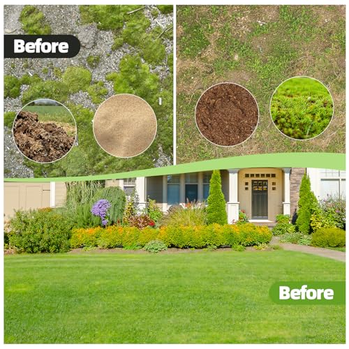 GARDTECH 36×10 Anti-Flip Lawn Leveling Rake,76” Adjustable Handle | Heavy Duty Stainless Steel,2mm Plate, for Topdressing, Sandbox, Garden Beds, Lawn Repair,Dog Spots - size: 36''x10''