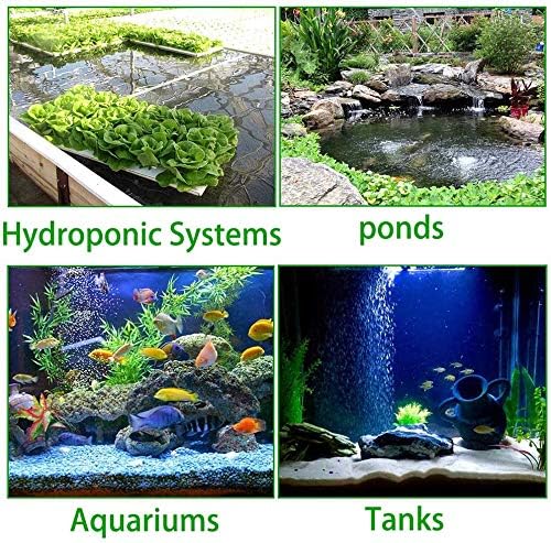 4.2-Inch Air Stone Disc Bubble Diffuser with Suction Cups for Oxygenation in Fresh/Saltwater Tanks, Ponds, Hydroponic, Aquaponics, and as a Decorative Airstone for Aquariums - size: 2 PCS