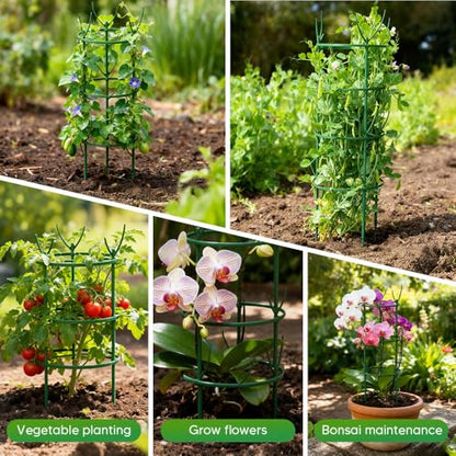 Stackable Monstera Plant Support, 2025 Upgraded Plant Support Stakes for Indoor Outdoor Plants, Climbing Plant Support Structures Plant Holder Stick Moss Pole for Tall Potted Plants (2sets)