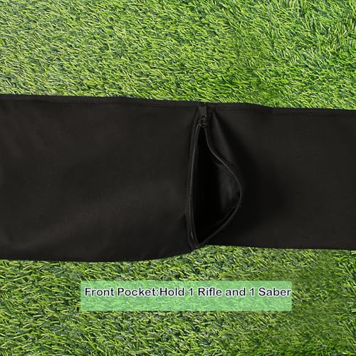 Color Guard Flag Bag, Equipment Storage Bag and pole set Bag (Holds 3 Flags, 1 Rifle, 1 Saber) 78 Inch for Winter Guard and Marching Band
