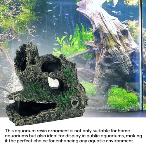 Aquarium Driftwood–Lightweight Fish Tank Decoration, Betta Fish Hideout Cave Turtle Reptile Hideout, Ornaments for Freshwater Tanks