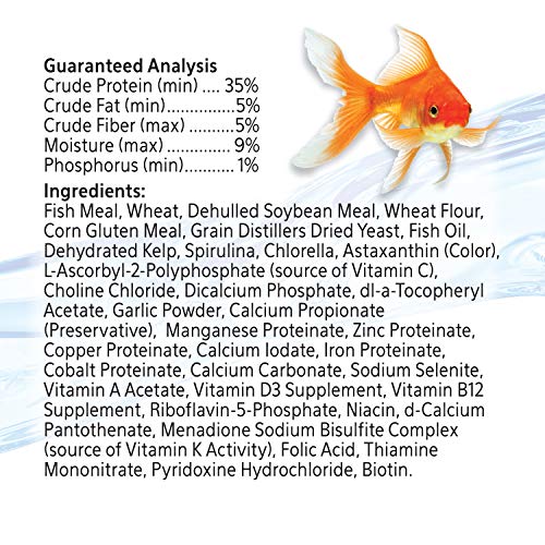Aqueon Goldfish Fish Food Slow Sinking Granules, 100106053, 5.8 Ounce (Pack of 2) - size: 5.8 Ounce (Pack of 2)