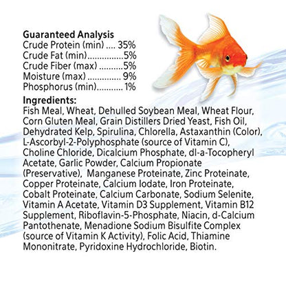 Aqueon Goldfish Fish Food Slow Sinking Granules, 100106053, 5.8 Ounce (Pack of 2) - size: 5.8 Ounce (Pack of 2)