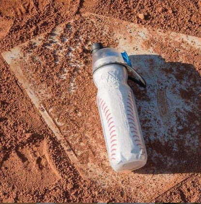 O2COOL Mist N Sip 20 oz Misting Sports Water Bottle 2-Pack Baseball - color: Baseball, style: Baseball