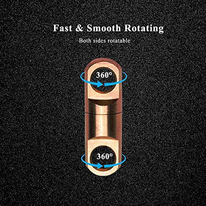 AMYSPORTS High Strength Fishing Bearing Swivels Stainless Fishing Swivel Connectors Copper Barrel Swivels for Saltwater Fishing Freshwater Fishing - size: Size5 (400lb) 10 pcs