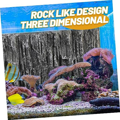 Reptile Tank Terrarium Background 3D Textured Rock Slabs Aquarium Fish Tank Decorative Board
