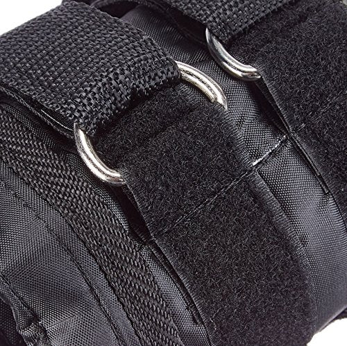 Amazon Basics Adjustable Ankle Weights for Men & Women, for Workouts, Resistance Training, Walking, Black - style: 10 Pound Set (5 Pounds Each)