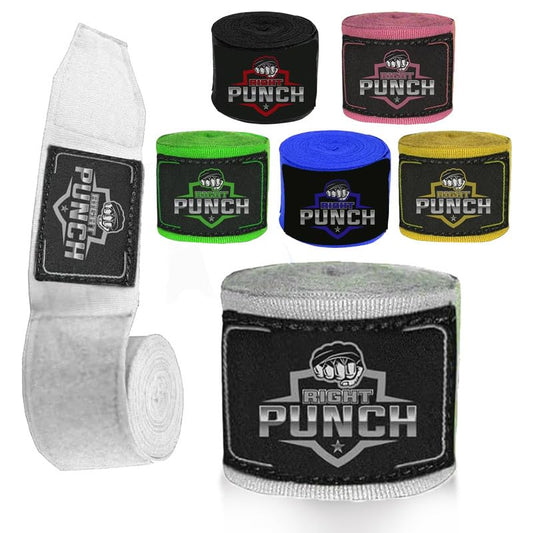 ProShield Boxing Wraps| 180-Inch Bandages| Boxing Hand Wraps Protection for Muay Thai MMA and Kickboxing - color: White, size: 118"