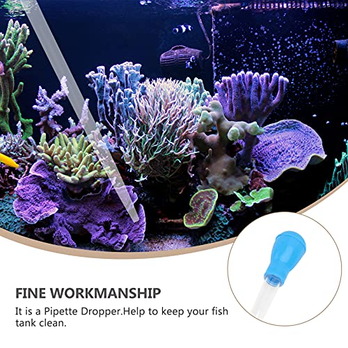 VILLCASE Fish Tank Water Changer Aquarium Droppers, Aquarium Clean Pipette Dropper, Manual Fish Tank Cleaner Coral Feeder Cleaning Waste Changer Pipette Tool,
