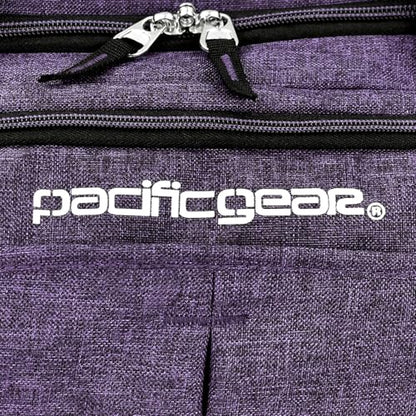 Pacific Gear Duffel Bag with Rolling Wheels - color: Purple, size: 21 inch