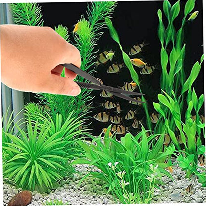 ibasenice Underwater Plant Scissor Ergonomic Aquarium Trimmer for and Convenient Tool for Cleaning Substrate and Gravel Fish Tanks