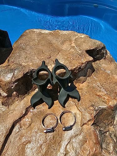 Above Ground Swimming Pool Hose Holder - 2pk 1.5 Inch Filter Pipe Holder Support Bracket Intex Vacuum Accessories Heavy Duty