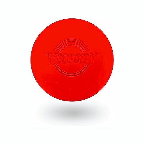 Velocity Lacrosse Balls - 1, 2, 3, 6, 12, 18, 24, 36, 60 and 120 Packs - for Practice, Official NFHS and College Approved Size - color: Red, size: 1 Ball, style: Practice Ball