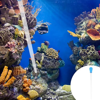 Pipette Dropper Manual Fish Tank Waste for Coral Feeding and Water Changing Fish Tank Cleaning Tool