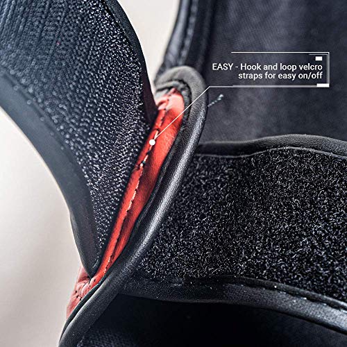 Revgear Pinnacle Shin Guard, Durable/Lightweight for Any Level Martial Arts - color: Red/Black, size: X-Large