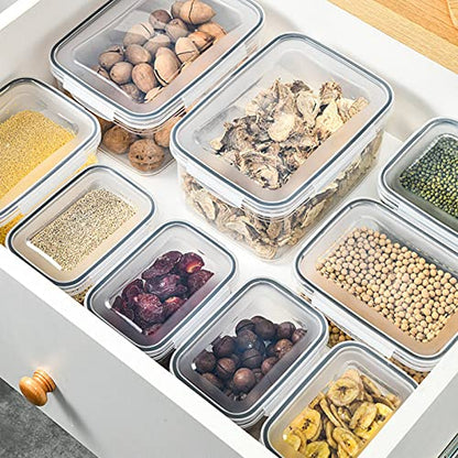 3 Pcs Drain Storage Basket Box with Removable Colander, 850ml/1750ml/3300ml Transparent Leakproof Food Storage Containers for Fruit,Vegetable, Salad, Meat, Fish