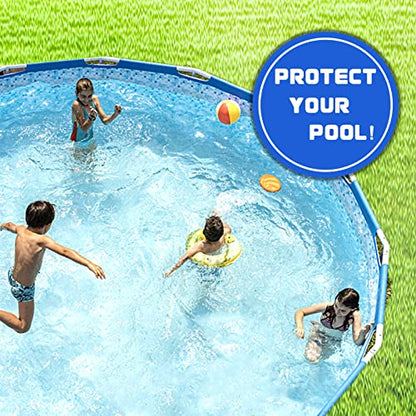 2Pcs Swimming Pool Pipe Holders, Pool Accessories, Pool Hoses for Above Ground Pools, Designed to Fit On Intex Pools - Prevent Pipe Sagging, Improve Pool Hoses Lifespan - color: 2 X [Pipe Bracket] - Blue