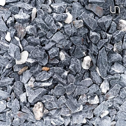 UNS Accent Stone - Aquascaping Hardscape for Freshwater Aquarium Aquascape - Shrimp, Turtle, Betta Fish Tank Decoration - Blue Gray Substrate Gravel for Terrariums - Seiyru Mountain Gravel, 3 lb - size: Gravel - 3LB