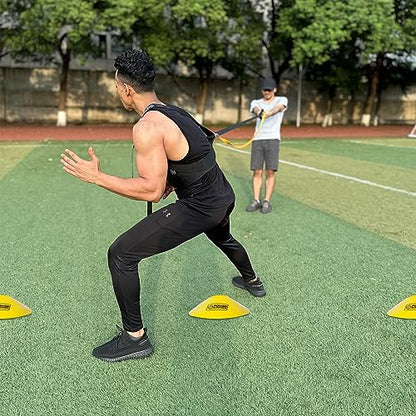 POWER GUIDANCE Speed Training Equipment/Overload Running Resistance & Release, Agility and Speed Equipment for Sprint Running and Football, Basketball, Soccer，Softball