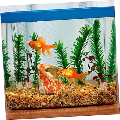 POPETPOP 20pcs Pottery Fixed Ring for Aquatic Plants Fish Tank Decor Betta Fix Guppy Grass Fish Tank Landscape