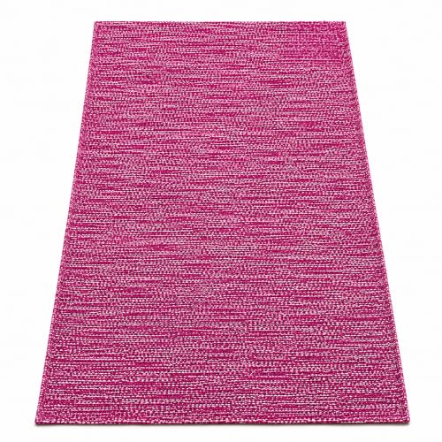 LFH Home Handmade Cotton Yoga Mat Cotton Rug picnic mat For Exercise, Workout, Fitness - Perfect Heavy Quality Eco Friendly Natural Cotton Woven Reversible Yoga Mats for Men & Women - 72x26 Inch. - color: Magenta