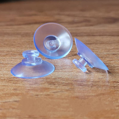 30mm/1.18" Suction Cups for Glass Table Tops, Rubber Transparent Anti-Collision Sucker Pad Without Hooks for Home Decoration 30 Pcs