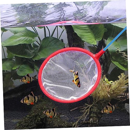 Toyvian Portable Fishing Net Dense Mesh Fish Tank Net for Easy Catching Fish and Shrimp Compact and Lightweight