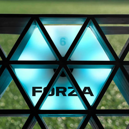 FORZA METIS x RapidFire Interactive Wave Rebound Boards | Reaction Soccer Training Equipment with App-Enabled Lights - Improve Speed, Agility, and Ball Control - size: Standard (40In), style: 4x Lights & 4x Boards