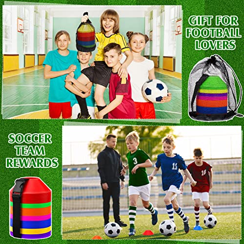 Hanaive Mini Soccer Cones for Agility Drills, 5 Inch