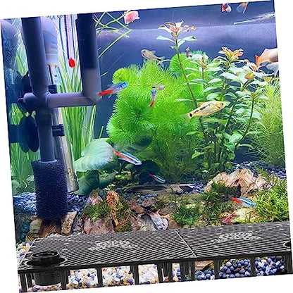 Kisangel 12Pcs Aquarium Divider Board Durable Fish Tank Bottom Trays for Freshwater Filtering Expandable Isolation Plates for Aquatic Supplies and Fish Care