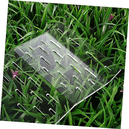 Transparent Turtle Basking Platform Small Climbing Slope for Turtles Reptiles Aquatic Pets Durable Plastic Aquarium Stand for Relaxed Resting Environment