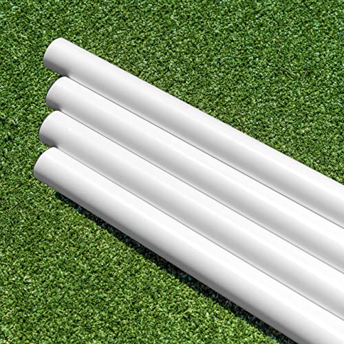FORZA Agility Poles & Clips | Create Your Own Hurdles - 8 Color Options - color: White, style: Poles & Clips