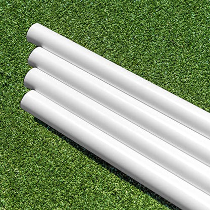 FORZA Agility Poles & Clips | Create Your Own Hurdles - 8 Color Options - color: White, style: Poles & Clips