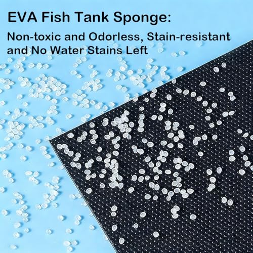 3 Pack Aquarium Leveling Mat Bulk, 23.6x15.7 Inch Fish Tank Pad with Non-Slip for 10 Gallon Fish Tank, 1/4 Inch Thick Waterproof Compressible Neoprene Mat for Under Tank, Tank Base Cushion - color: 3 Pack(23.6x15.7 Inch)