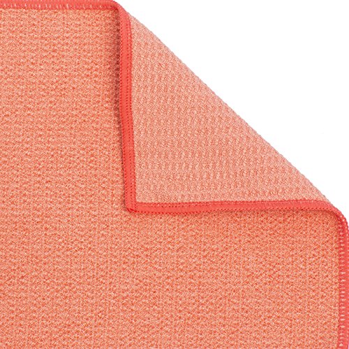 Hot Yoga Towel - Mat-Sized, Microfiber, Super Absorbent, Anti-Slip, Injury Free, 24" x 72" - Best Bikram Yoga Towel - Exercise, Fitness, Pilates Gear - color: Lotus Pink