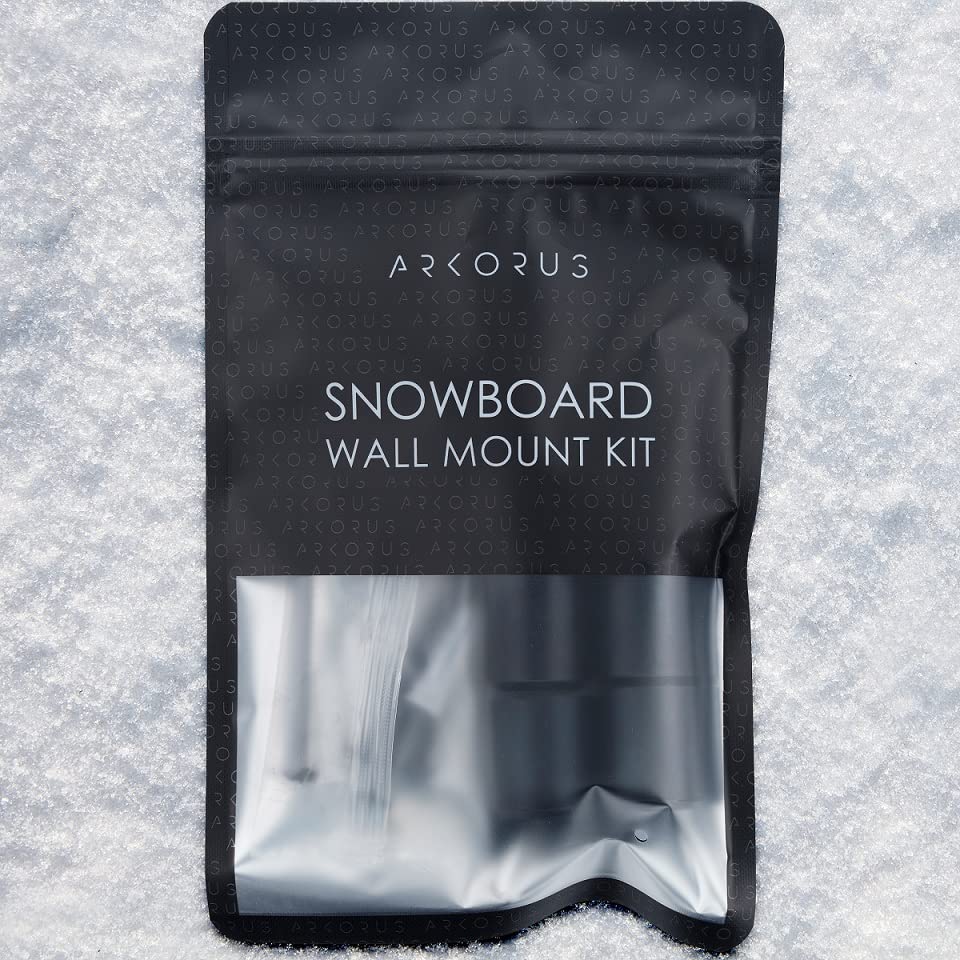 (4 PCS) Snowboard Wall Mount Storage – Edge-Safe Modern Snowboards Hanger