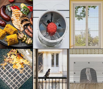 304 Stainless Steel Wire Mesh Screen,15.7"x47.2", 0.62mm Hole 30 Mesh, No Rust and Sturdy, Easy to Cut, Heat-Resisting Metal Mesh for Vent, Window Screen Mesh, Cage, Filter Mesh, DIY Projects, etc