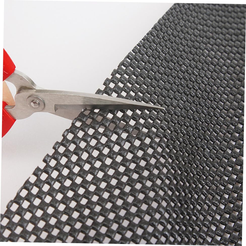 Multipurpose Non Slip PVC Mat Large Grip Liner for Home Office Caravans More for Kitchen Cabinets and Shelves Black